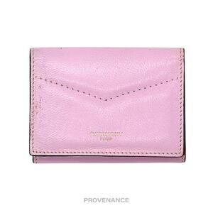 🔴 Givenchy Trifold Wallet - Two Tone Pink Red Leather